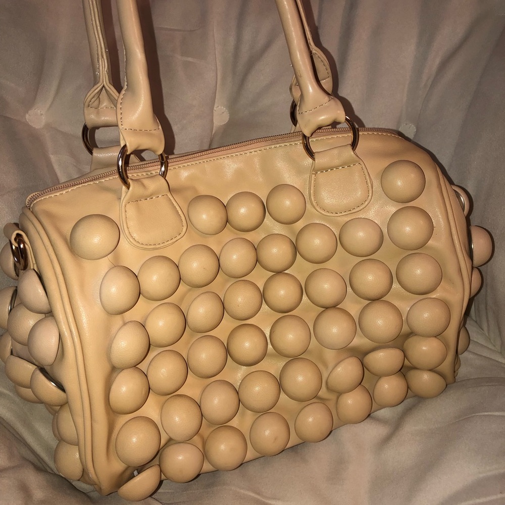 Tan Bubble Purse
